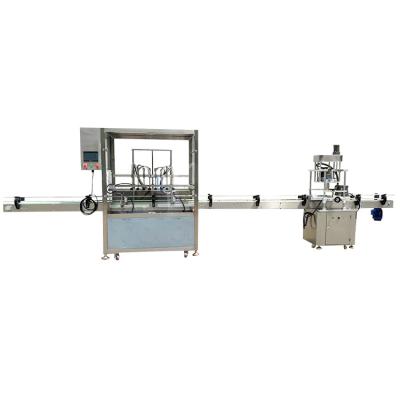 China Food China factory price custom hot sale 8 nozzles automatic bottle liquid filling machine for makeup remover for sale