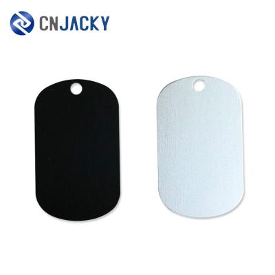 China Europe metal stainless steel custom blank army blank dog tag / military dogtag for sale