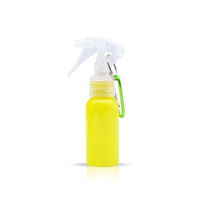 China Wholesale Single Empty Plastic PET Trigger Spray Bottle 60ml Colorful Alcohol Spray Bottle With Key Chain for sale