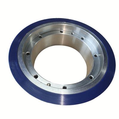 China 160mm AGV Wheel Polyurethane Castors 450kg Load for sale