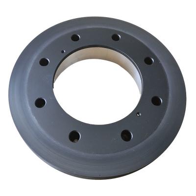 China Customized Polyurethane AGV Wheel 750kg 100mm PU Wheels for sale