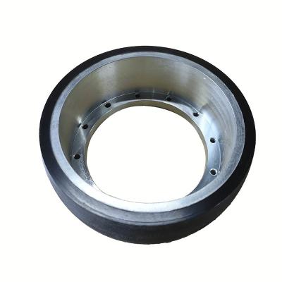 China 250kg Industrial Polyurethane AGV Wheels 40mm for sale