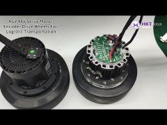 Intelligent AGV 48V Servo Motor Encoder Drive Wheels For Logistic Transportation