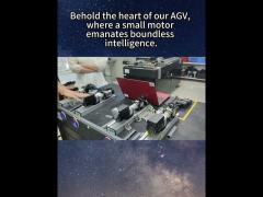 Behold the heart of our AGV, where a small motor emanates boundless intelligence.