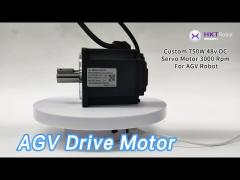 750W AGV Drive Motor Brushless DC Servo Low Voltage Lightweight