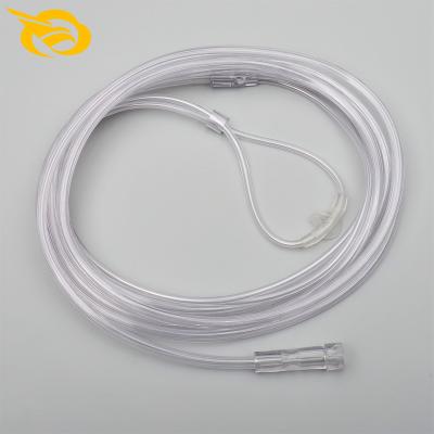 China PVC Best Selling Disposable Medical Oxygen Nasal Cannular Tube Medical Polymer Supplies for sale