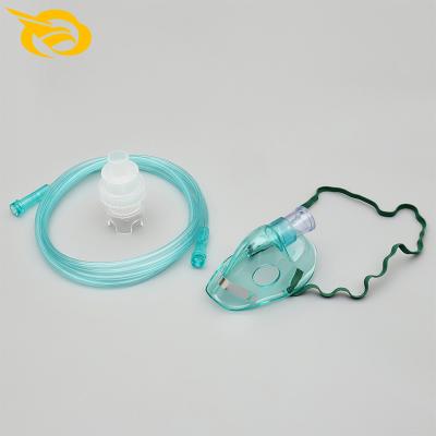 China PVC Nebulizer Mask Aerosol Mask Pediatric Standard Oxygen Concentrator Cannula Nasal Mask for sale