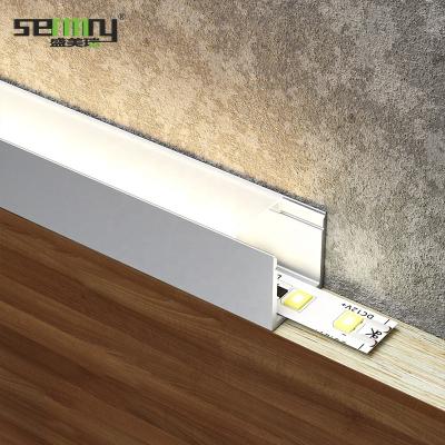 China 2022 Modern Hot Sale High Quality Aluminum Tile Trim Accessories Ceramic Strips With Led Light for sale