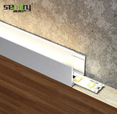 China Modern Led Aluminum Snap Strip Light Guide Edge Protection Wall Decorate Tile To Trim Ceramic Tile Joint Panels for sale