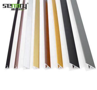 China 2022 Modern Newest Good Quantity Metal Aluminum Alloy Wall Floor T Shape Aluminum Trim Corners for sale