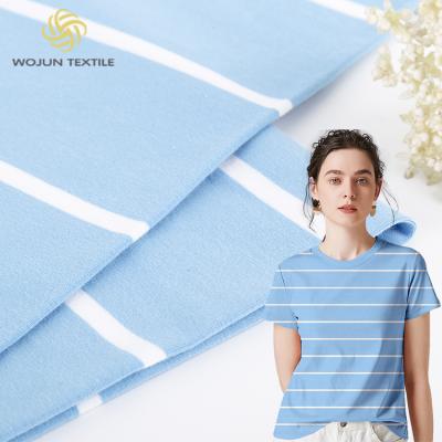 中国 Striped 5% Cotton Spandex Wholesale 95% Stretch Cotton Spandex Apparel Fabric Stretch Fabric 販売のため