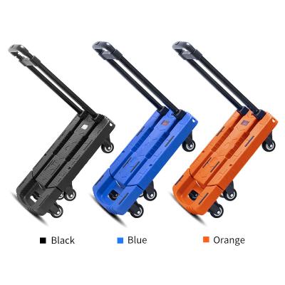 China Non-slip OEM ODM Plus Chassis Extended Non-slip Chassis Town Crier Foldable Luggage Cart For Carry Luggage for sale