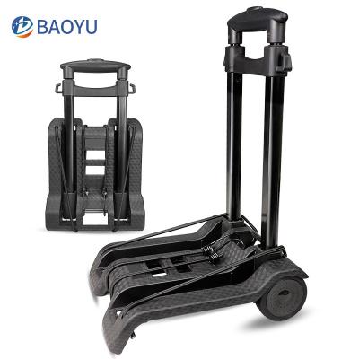 China 2021 New Design Carry Shopping Goods Multifunction Foldable Plastic Luggage Trolley Shopping Trolley Pallet Trolleys for sale