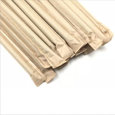 China 20cm Traditional Paper Drinking Plastic Straw Custom Logo Biodegradable Kraft Wrapped for Drinking for sale