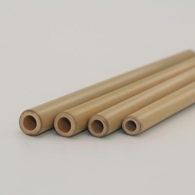 China Factory price reusable bar restaurant use green and yellow bamboo fiber drinking straw with craft box for sale