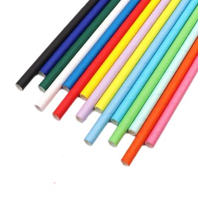 China Custom Printed Logo Party Colorful Wrapped Paper Biodegradable Bar Accessories Straw For Cold Drinking for sale