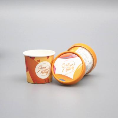 China Recycled Materials Food Grade Customized Ice Cream Paper Cup Bowl for sale