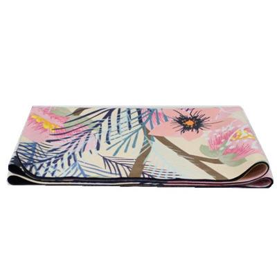 China Rubber+Suede Travel Easy-carrying Eco-friendly Rubber Mat Yoga for sale