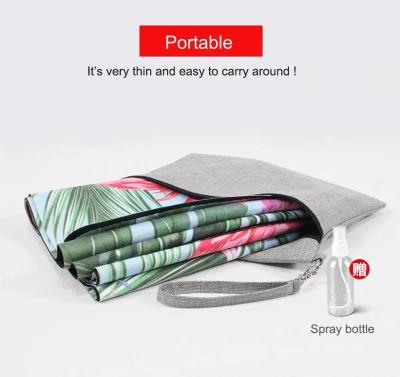 China Other hot sale travel printed soft suede yoga mat with carrier bag for sale