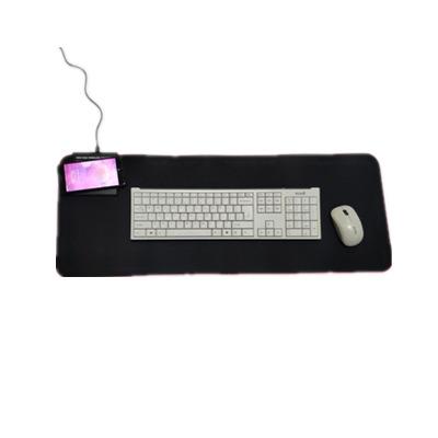 China RGB Gaming Wireless Charging Mouse Pad Customized Design LED Soft Keyboard Mat Wireless Charging Gaming Mousepad for sale