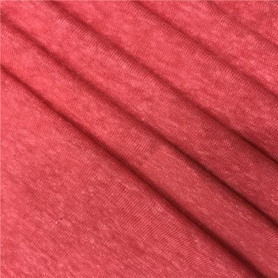 China Sustainable Organic Canvas Fabric 55% Polyester 45% Jersey Fabric Pink Plain Blend Blend Eco Friendly for sale