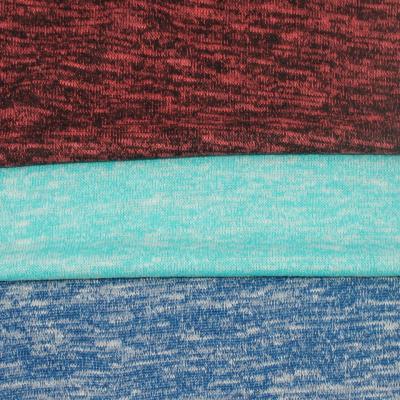 China Wholesale 160gsm High Quality Blackout Hacci Knit Single Dye Double Dyed Spandex Poly Rayon Knit Jersey Fabric for sale