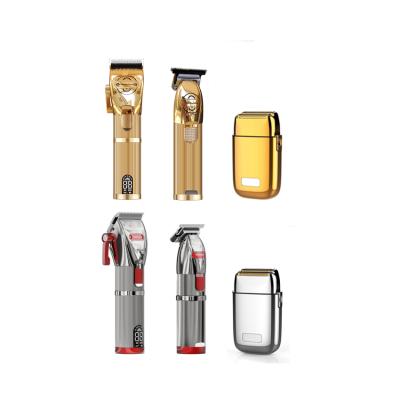 China Professional Premium Car Clipper and Cordless Hair Trimmer with Electric Black Hair Shaver for sale