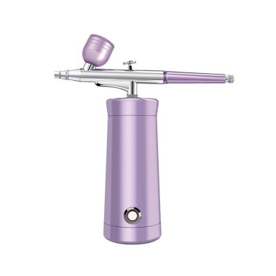 China Hot Portable Handheld Airbrush Device Airbrush High Pressure Moisture Water Oxygen Moisturizer and Injection Portable for sale