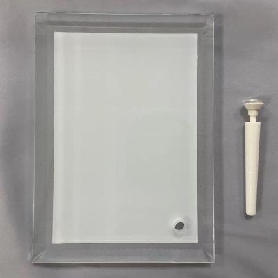 China Dye-under White Crystal Frame DIY Glass Sublimation Printing Photo Glass Frame for sale