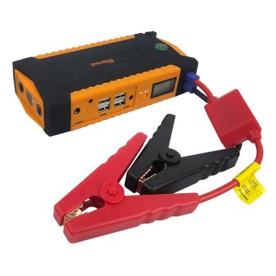 China 2021 New Car Fast Charging Car Battery Jump Starter Jumper Cables Battery Booster Portable Jumper Cable with Built-in LED Light for sale