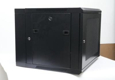 China 9U Swing Network Cabinet 600X550mm 1.2mm Steel Plate Easy Maintaining for sale