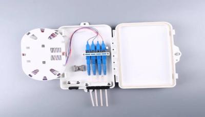 China 4A FTTH mini Termination box for fiber with Single mode & Duplex mode for sale