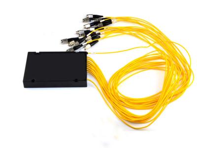 China Box Type 1*16 FC/UPC Single Mode plc splitter for fiber optic cable for sale