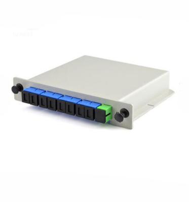 China 1*8 Fiber Optic PLC Splitter Insert Card Type With High Stability for sale