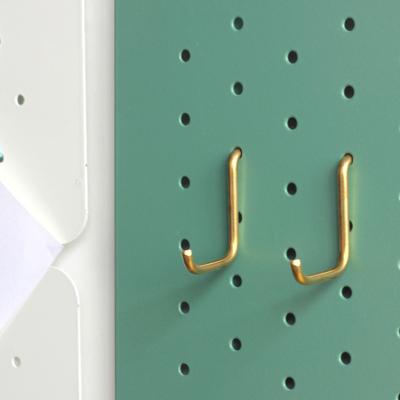 China Behind The Doors/On Walls Decor J Self Brass Brass Bag Hooks Hander Cloth Key Pegboard Accessories Display for sale