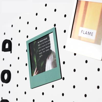 China Shape Customized Fridge Magnet Metal Magnetic Photo Frames For Decoration for sale