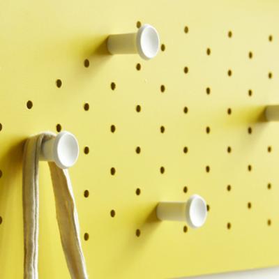 China Contemporary Wall Organization Plastic Hooks Display Hook With Screws Pegboard Accessories for sale