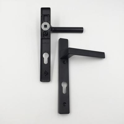 China High Quality Aluminum Door Lock Handle Lever Security Black Door Handle For House Apartment Apartment for sale