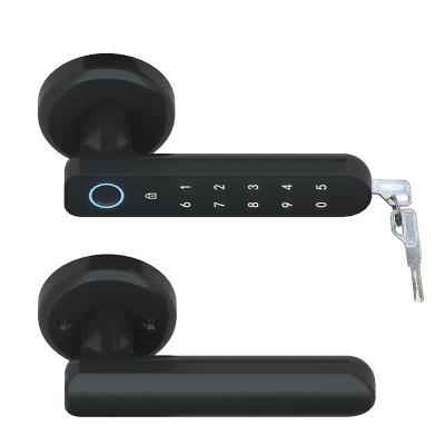 China Zinc Alloy Good Quality Modern Style Fingerprint Digital Door Lock Door Lock System Smart Hotel House Home for sale