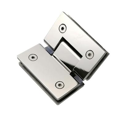 China Lightweight Luxury Bathroom Door Stainless Steel Glass Hinge for sale