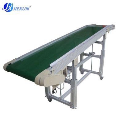 China Side Stability Food Grade PVC Belt Conveyor Systems Stainless Steel Rubber Flat Conveyor Belt for sale