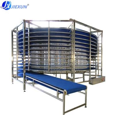 China JIEXUN Stainless Steel Heat Resistant Conveyor System for Fruit Washing and Drying Machine for sale