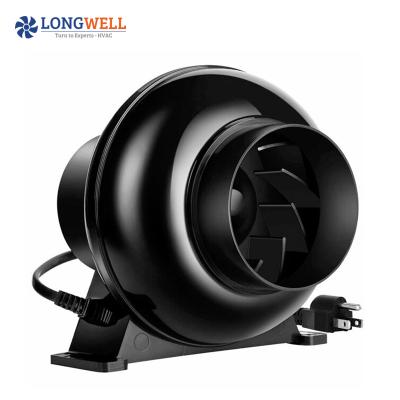 China Grow Tent LONGWELL 4 Inch AC Infinity Mixed Flow In Line Duct Fan For Ventilation, Grow Tent, Greenhouse for sale