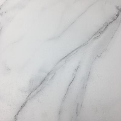 China Instock Waterproof Popular Design Click Lock Vinyl Tile SPC Wear Resistant White Marble Flooring for sale