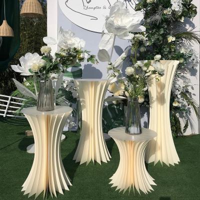 China Folding storage DG006 wholesale wedding supplies decoration folding stand road lead party iridescent paper deco for sale