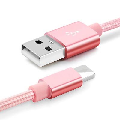 China 3ft Charging Cable For iPhone 3FT Fast Charger Cable For iPhone 12 Pro Max, 1M Aluminum Nylon Braided USB Data Sync For iPhone Charging Cable for sale