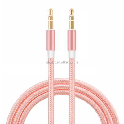 China The aux cable. multimedia for headphones, AUX cable. 3.5mm Aux Cable (3ft/1m) Audio For Car, Male To Male Gold Plated Aux. to the aux cable. for sale