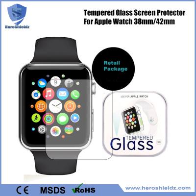 China Anti-oleophobic For Apple Watch 38/42mm Glass Protector 9H 2.5D Premium Tempered Glass Screen Protector For Watch 38 With Factory Price for sale