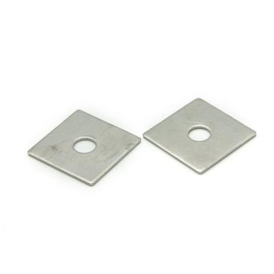 China Non-standard 304 stainless steel square metal ultra-thin square washers miscellaneous flat washersM8-M20 for sale