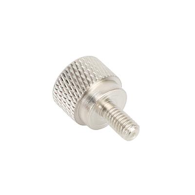 China Stainless Steel Cross Round Head Solid Knurling Screw Cross Knurled Step Screw Single Head Solid Fastener for sale